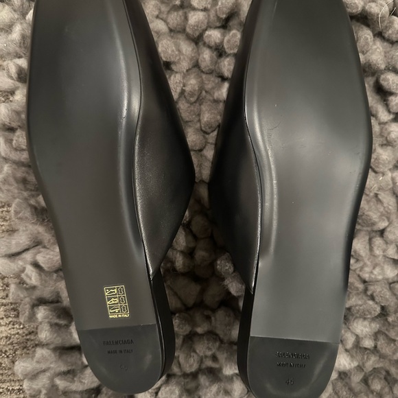 BB BALENCIAGA Men’s Leather slides EU 46. New without tags. - Picture 5 of 11